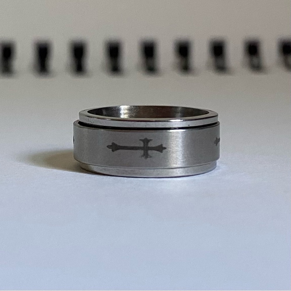 Silver Cross Ring